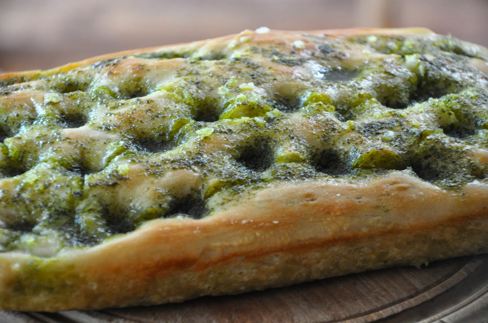 Bradshaw & Sons Wild garlic focaccia