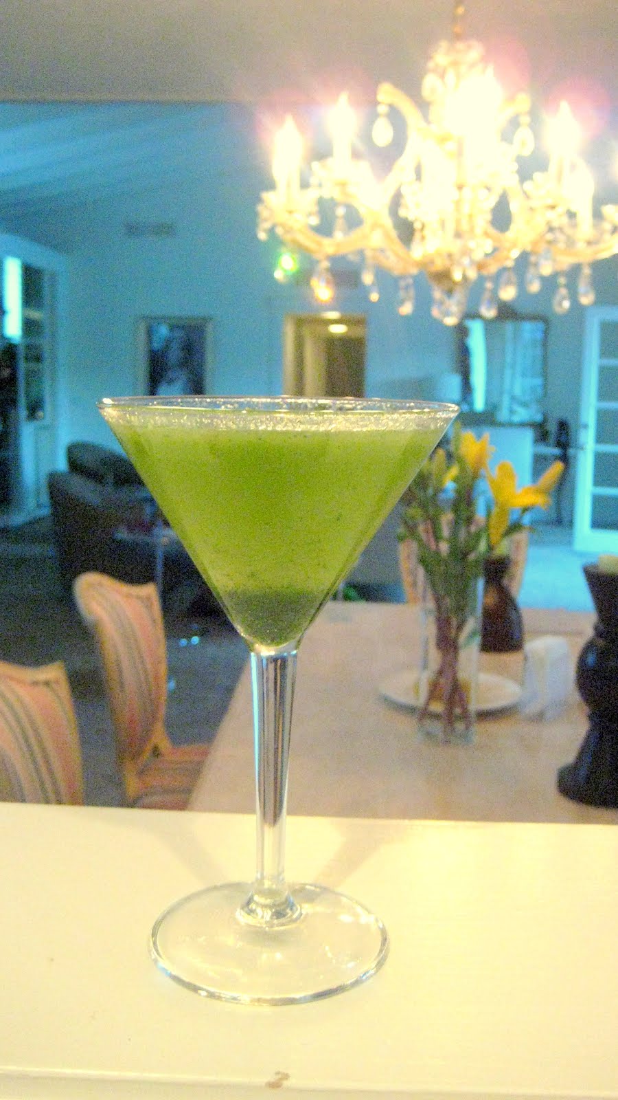 Equal Opportunity Kitchen Basil Lemon Drop Martini