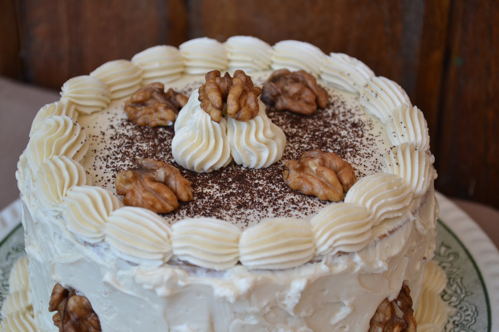 Hau bai gozo! Layer cake de café y nueces