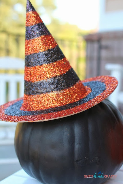 Easy Glitter Witch Hat