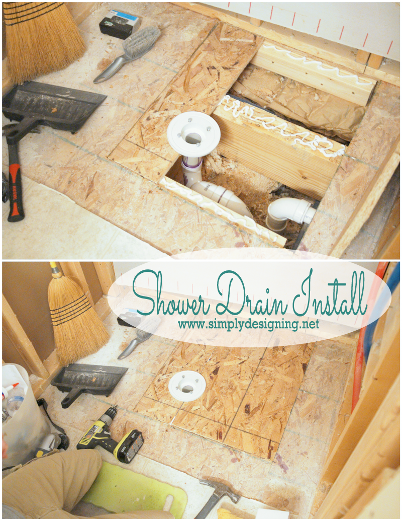 How to Install a New Shower Drain | #shower #bathroom #remodel #diy #thetileshop @thetileshop