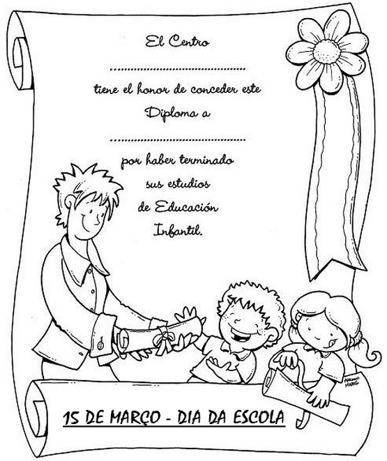 Diploma desenhos