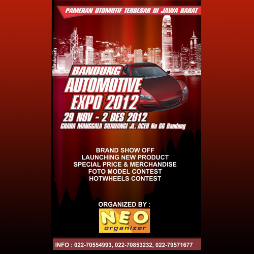 Bandung Auto Expo Nopember - Desember 2012