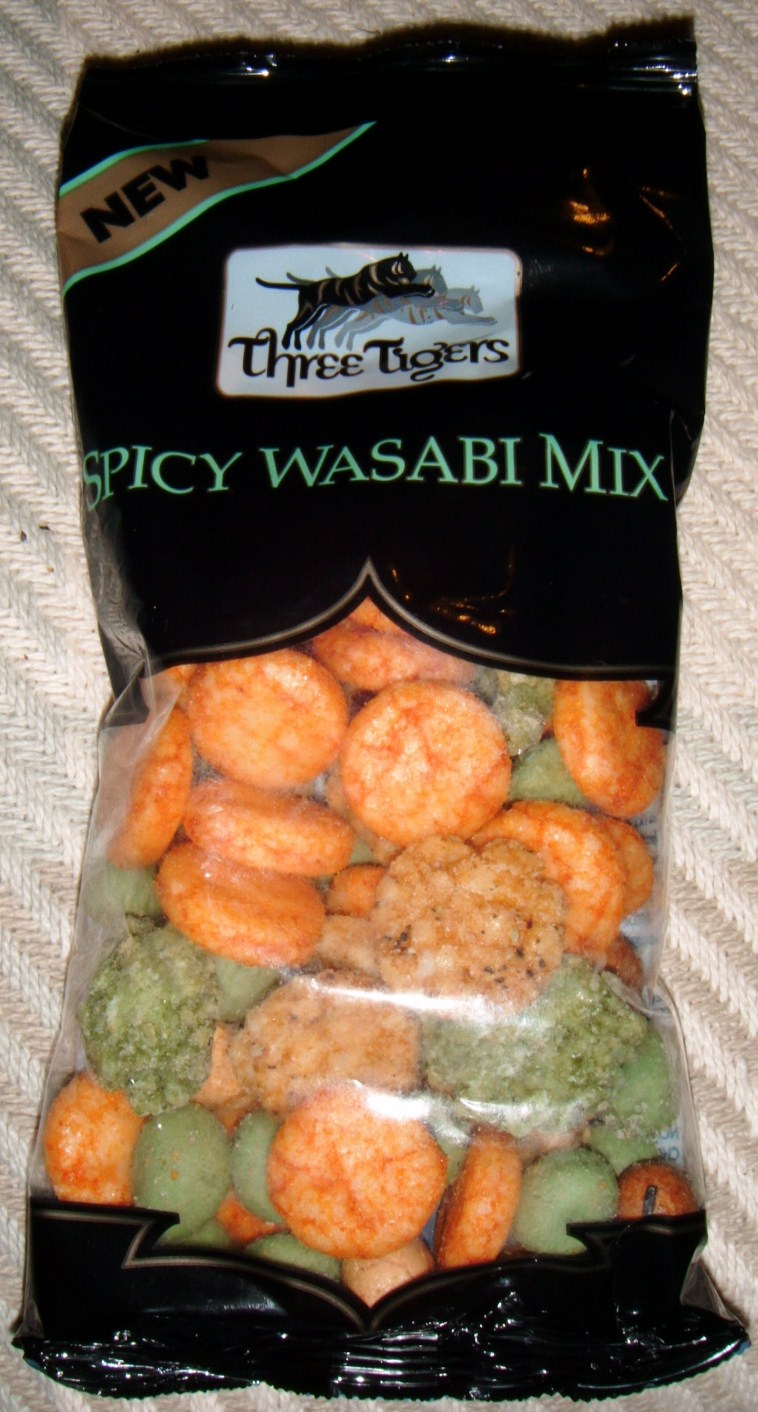 FOODSTUFF FINDS Three Tigers Spicy Wasabi Mix (Tesco) [By SpectreUK]