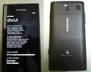 Samsung GT-i8700 Windows 7 phone spotted