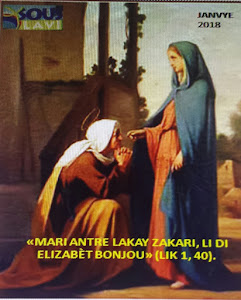 SOUS LAVI JANVYE 2018-ANE B ««MARI ANTRE LAKAY ZAKARI, LI DI ELIZABÈT BONJOU» (LIK 1, 40)»