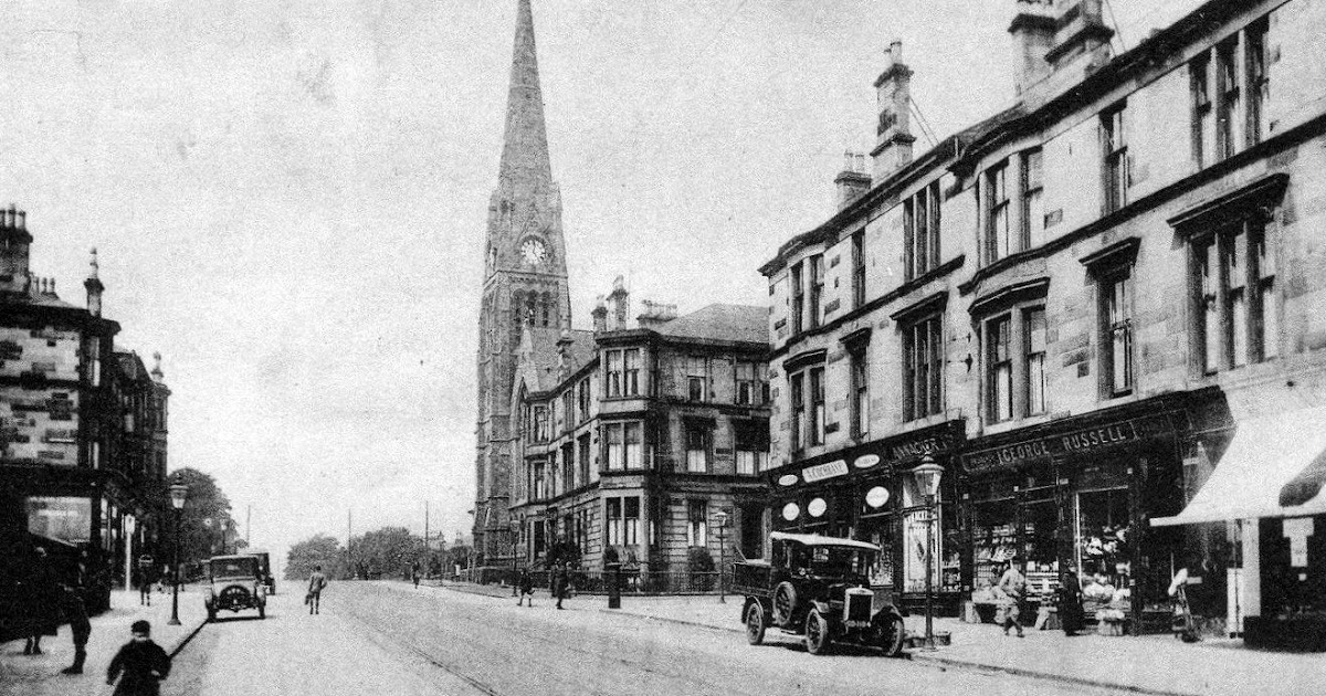 Tour Scotland Photographs Old Photograph Albert Drive Pollokshields