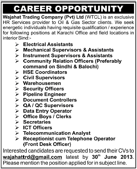 Forex trading jobs in karachi