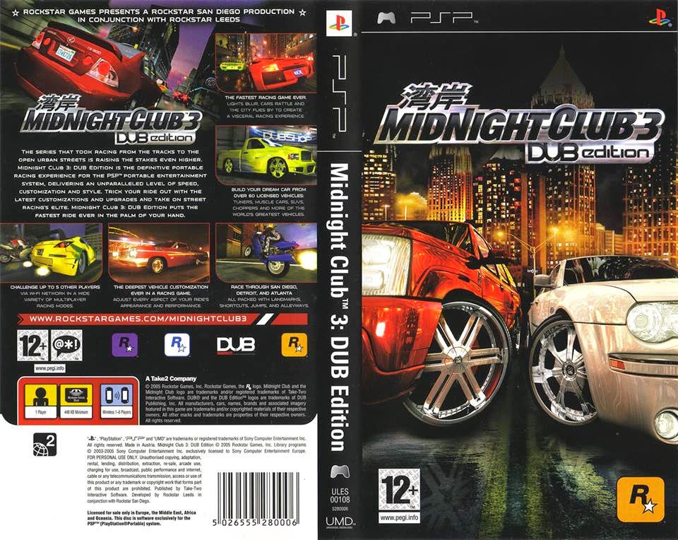 juegos psp cso iso eboot midnight club 3 juegos psp cso iso eboot midnight club 3