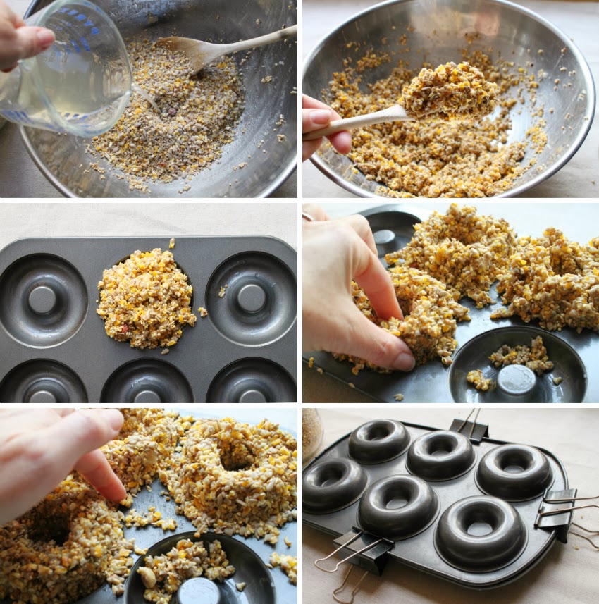 corner blog donut pan idea no. 59 bird seed rings