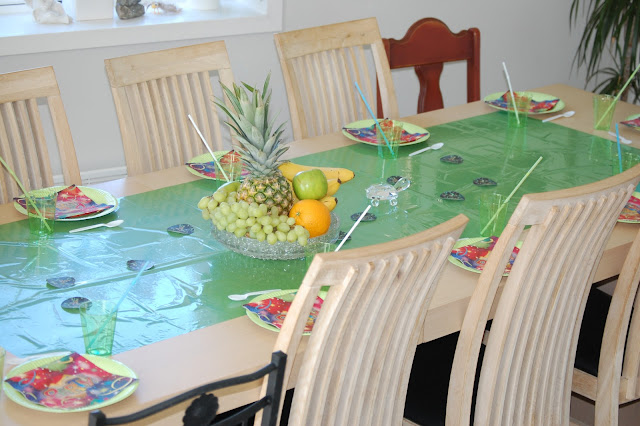 Bord til turtles party Bord til turtles party