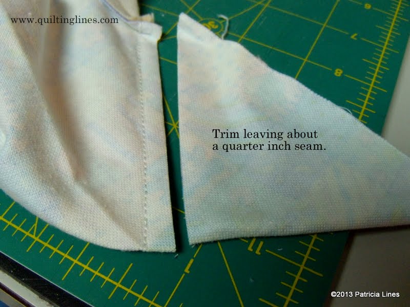 Quilting Lines Flannel Blanket Tutorial