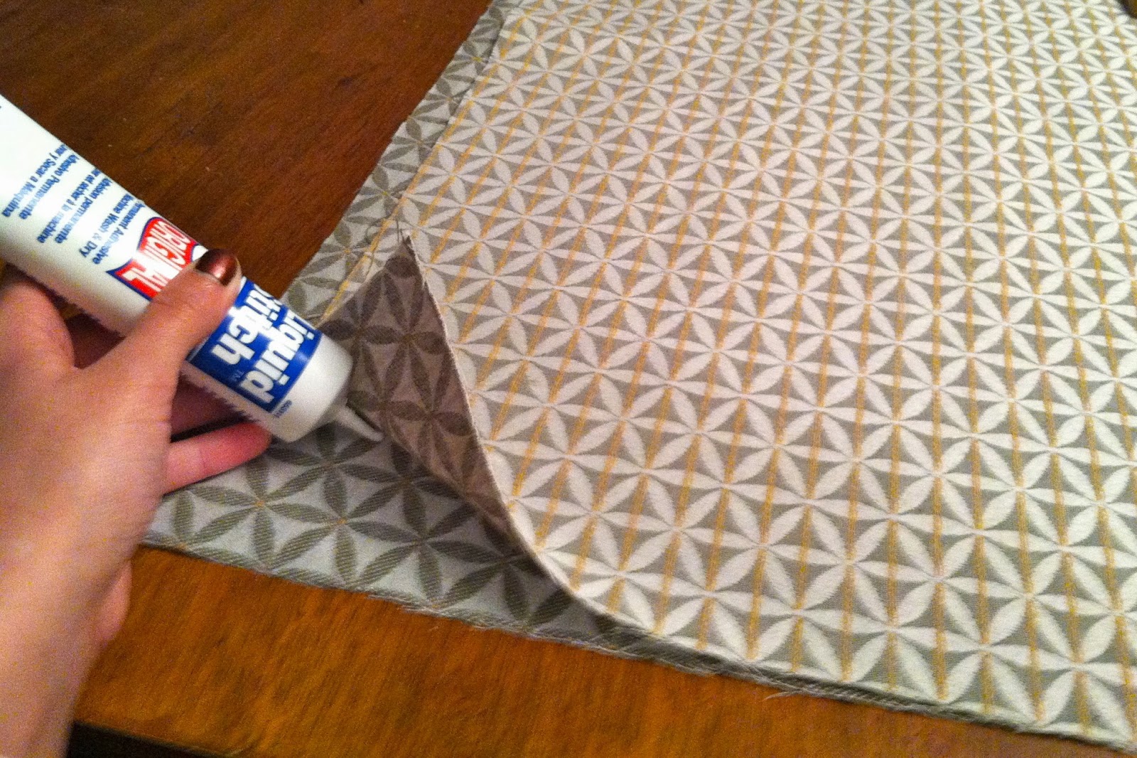 DIY Why Spend More No sew pillow covers using hot glue