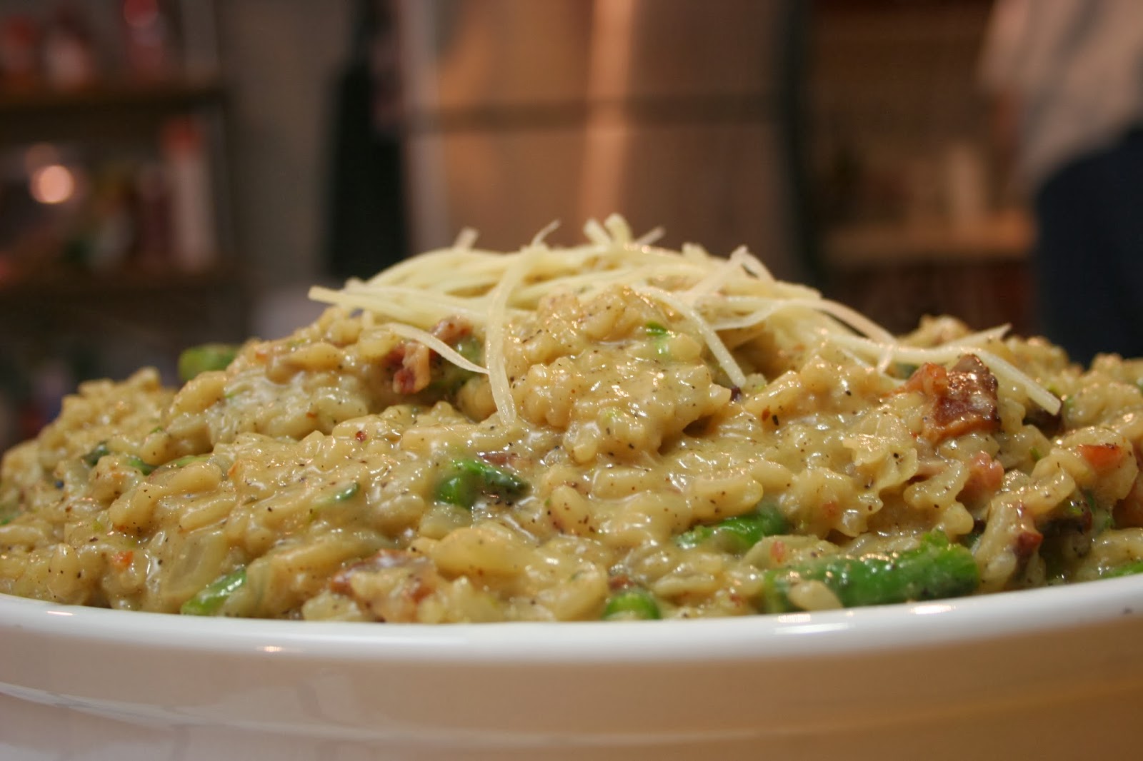 Just A Darling Life Bacon Asparagus Risotto
