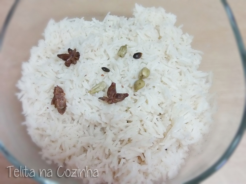 Telita na Cozinha arroz basmati indiano