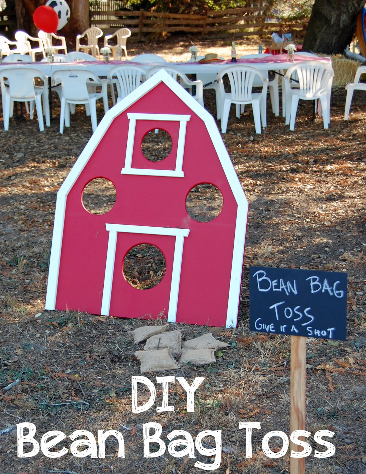 Pinkie for Pink DIY Bean Bag Toss