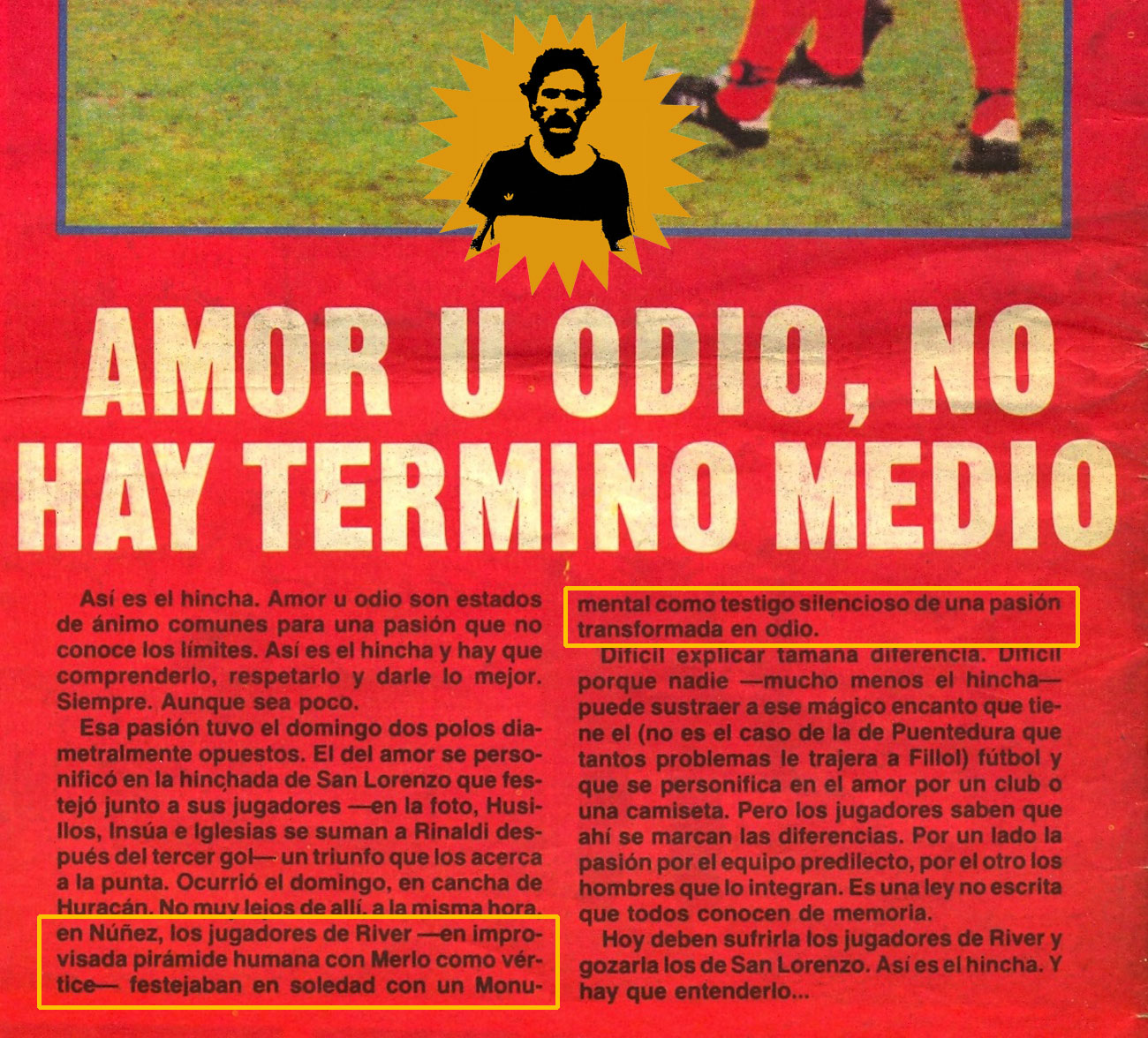 La Passucci 1983 vs 1983 para irse antes de la cancha hay que estar