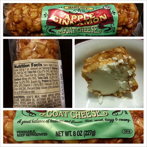 Shannon's Lightening the Load Trader Joe’s Apple Cinnamon Goat Cheese