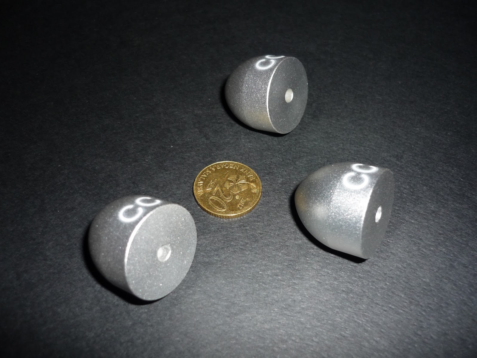 Audio Accessories Parts WTS Audio Alloy Isolation Knob Ø24mm Ø37mm.