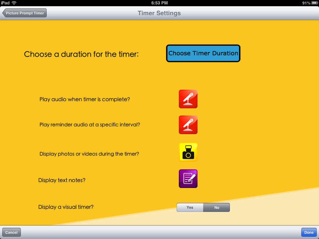 Introducing Picture Prompt Timer! Speech Time Fun Speech and