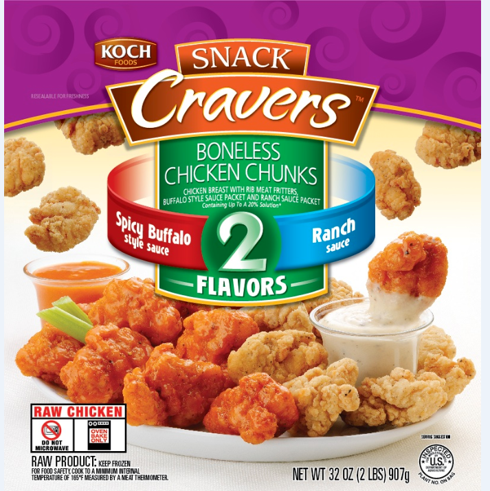 Susan's Disney Family Koch Foods Chicken Oven Cravers, flavorful