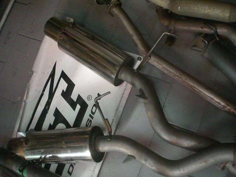 performance part HKS exhaust for mitsubishi EVO 3