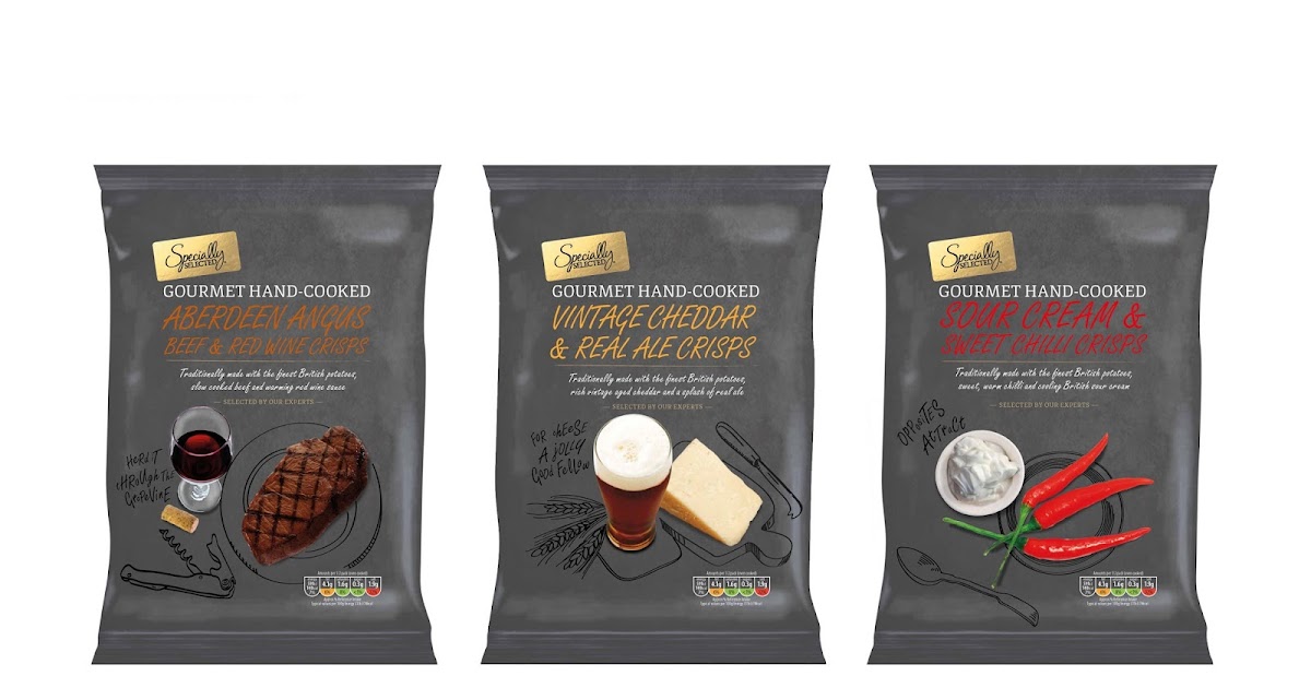 Aldi Specially Selected Crisps on Packaging of the World Creative