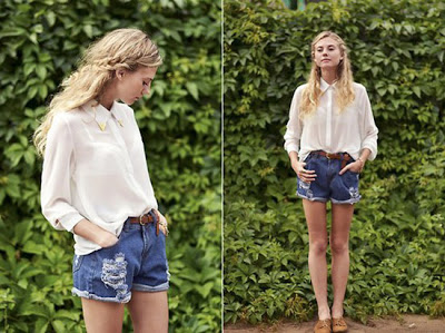 outfit short y camisa