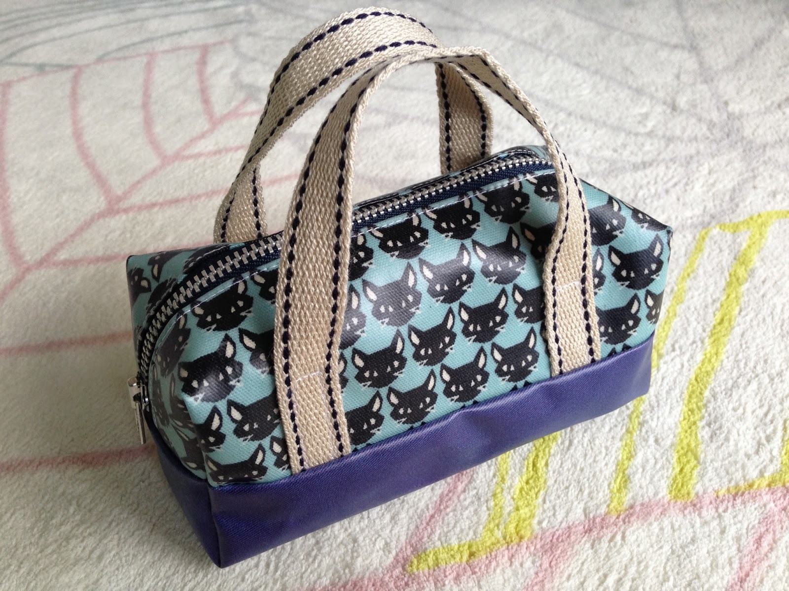 おねこさまのつくりかた ボストン型ポーチをつくる