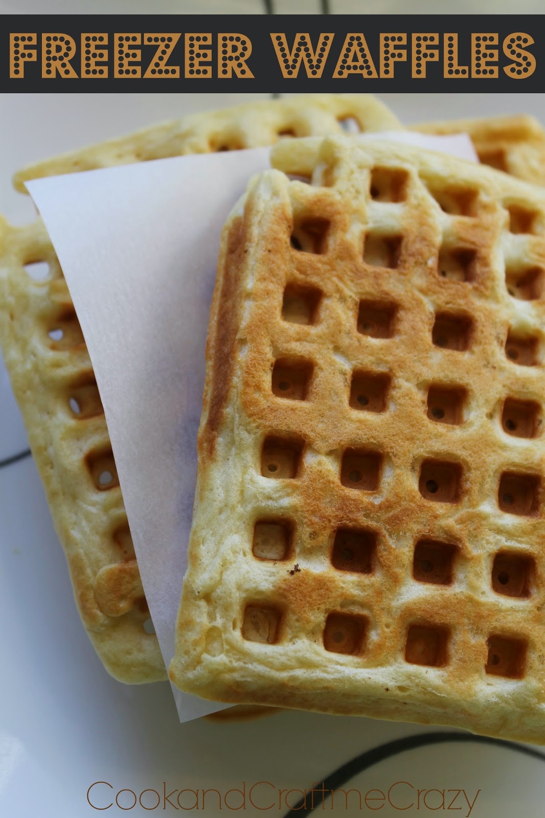 Cook and Craft Me Crazy Toaster Waffles