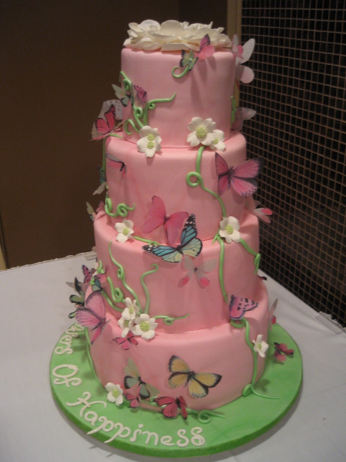 The Sweet Escape Blog "Butterfly" Baby Shower Cake