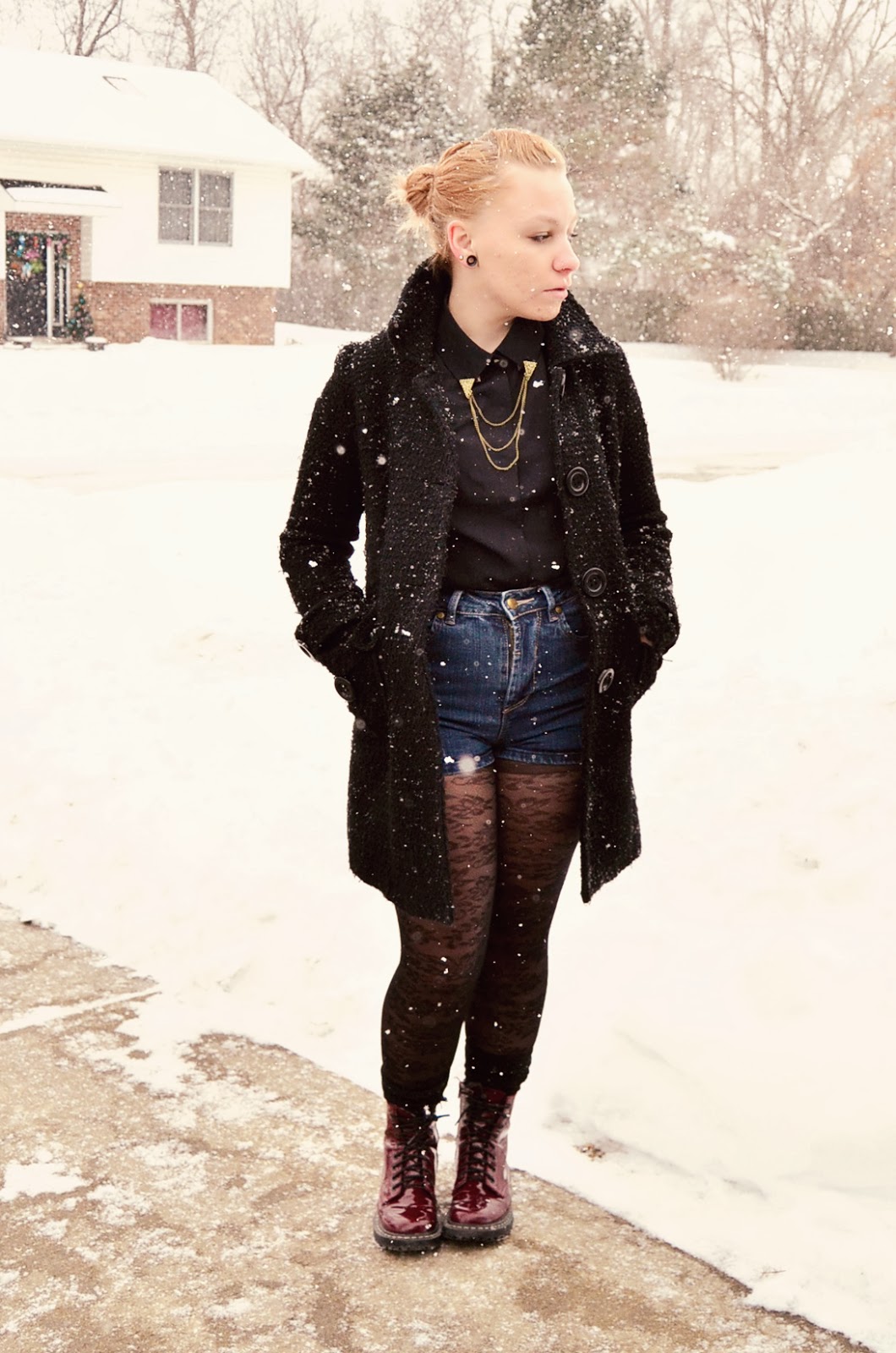 You're In Brookelynn What I Wore Shorts in the Snow