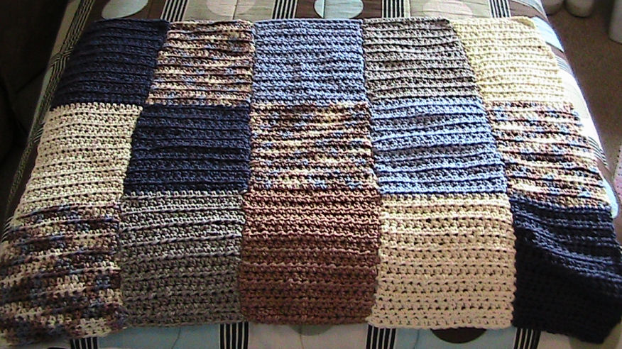 Bernat Make A Long Beginner Granny Square Crochet Blanket 