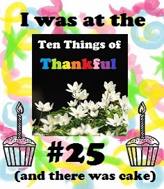 Ten Things of Thankful