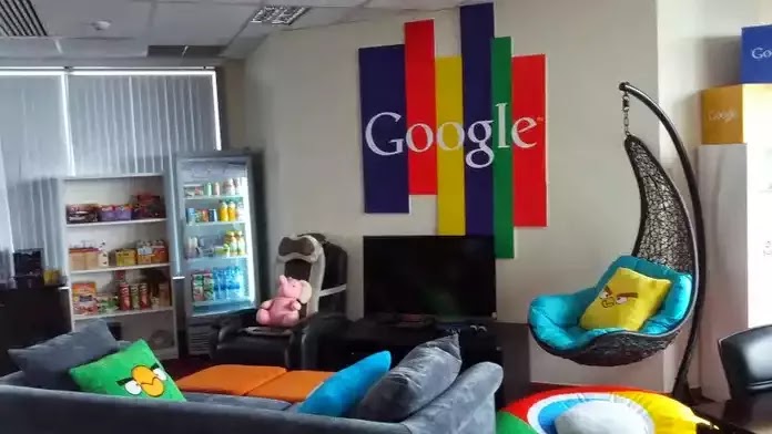 A Google é famosa por criar um ambiente de trabalho agradável para seus funcionários