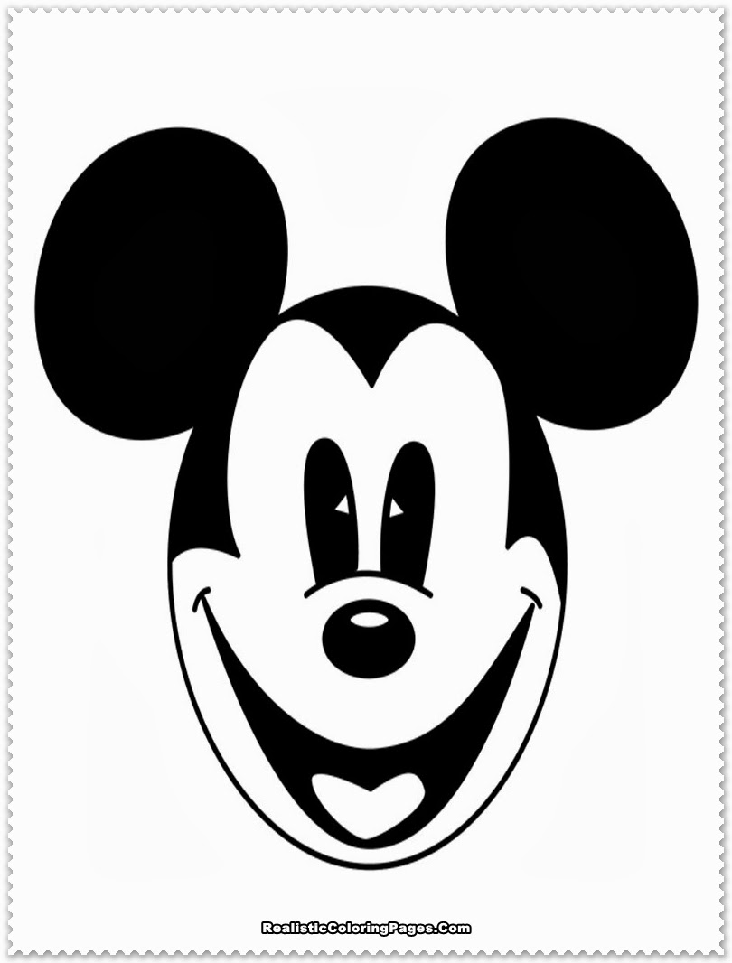 Adult Cute Mickey Mouse Head Coloring Pages Images top mickey mouse coloring pages realistic head gallery images