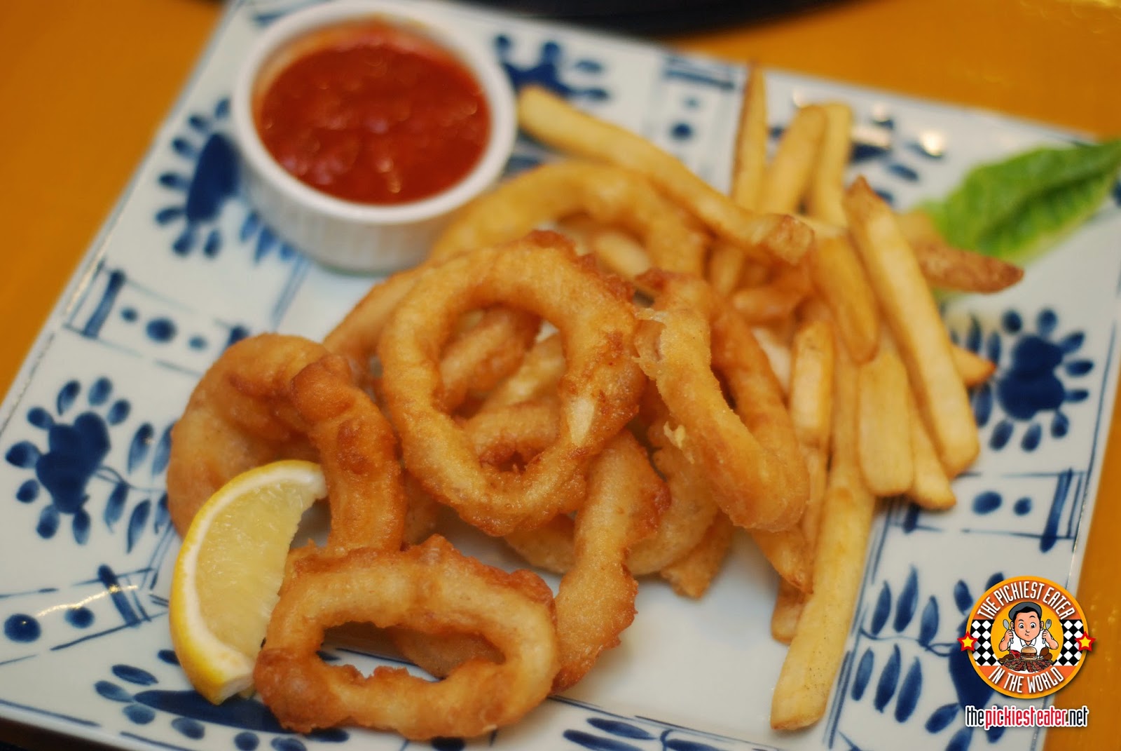 squid fritto and onion rings