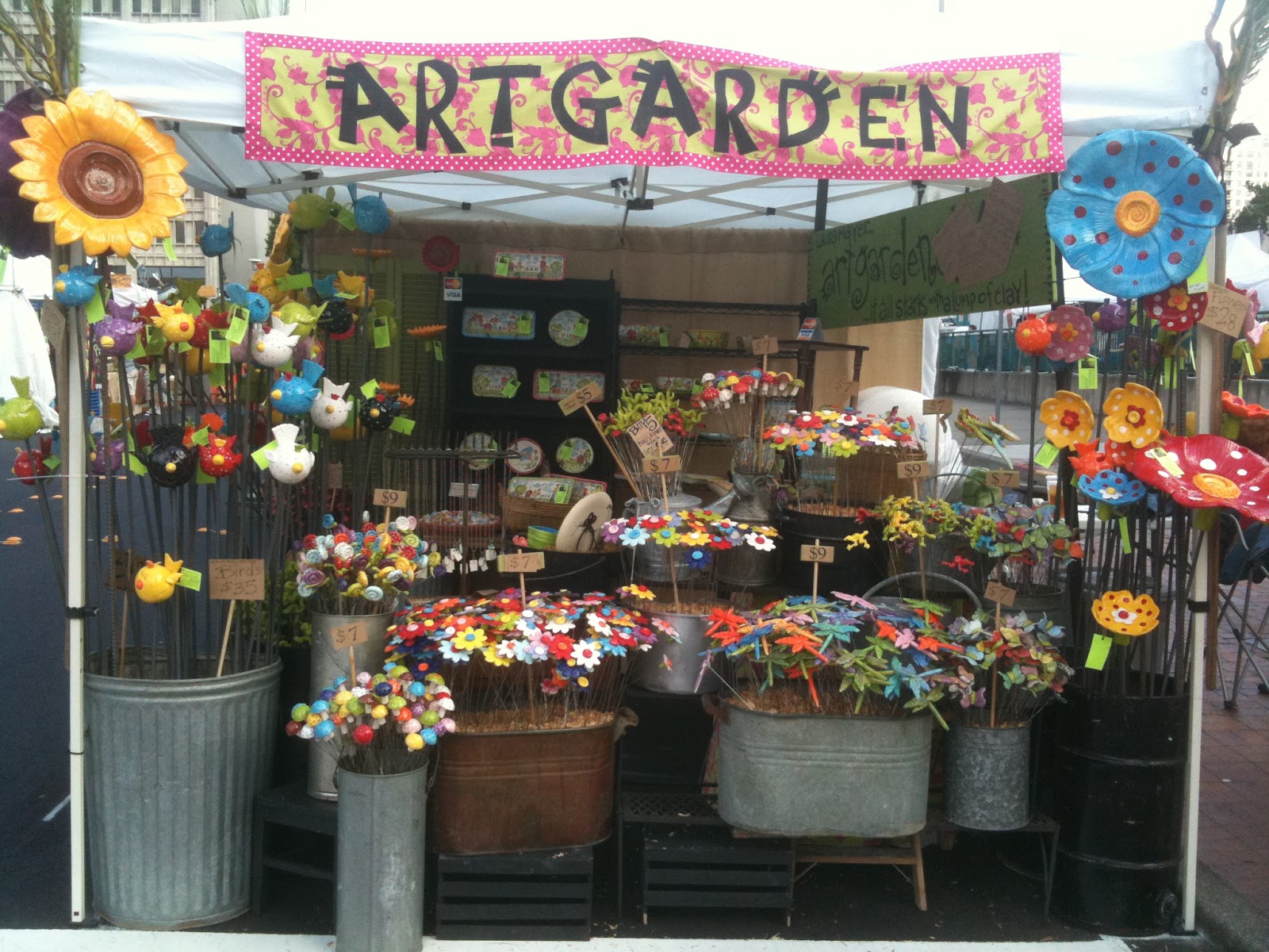 Bellevue Art Festival=Great Success!!!!!! ARTGARDENLAURA...pottery/art/life