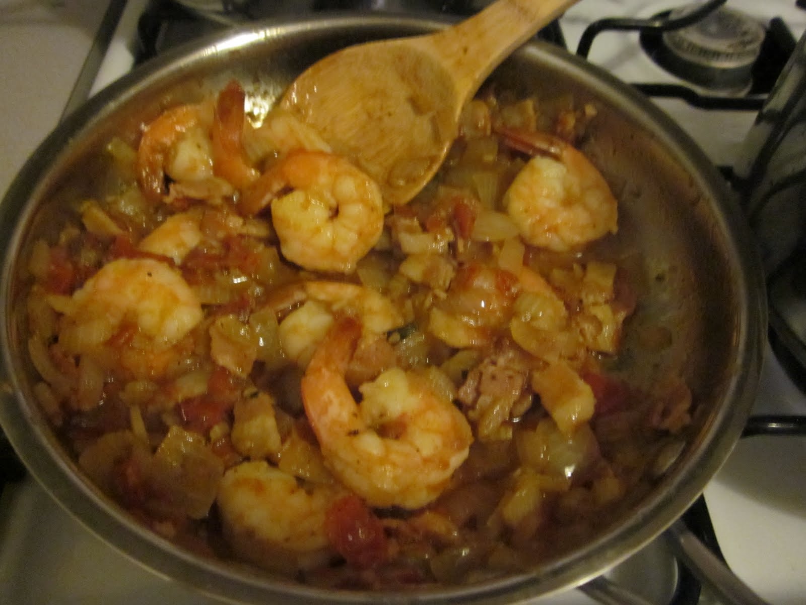 My Mess Their Kitchen Shrimp and Grits with Fried Green Tomatoes & Collard Greens