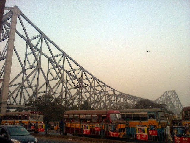 A bridge which holds the cities of Howrah and Kolkata together.