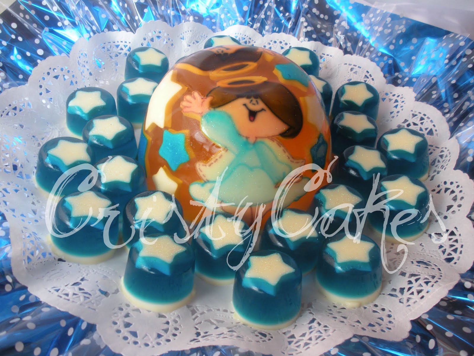 Gelatina para bautizo Imagui