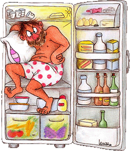 Tô na geladeira!