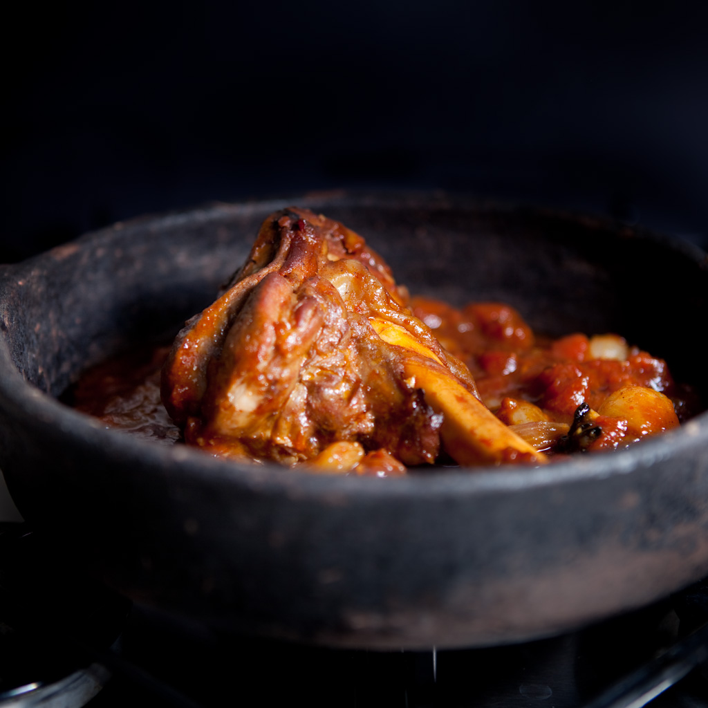 Indian spiced lamb shanks Coconut Raita