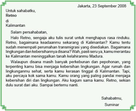 Belajar Serbaneka Petunjuk Menulis Surat Pribadi