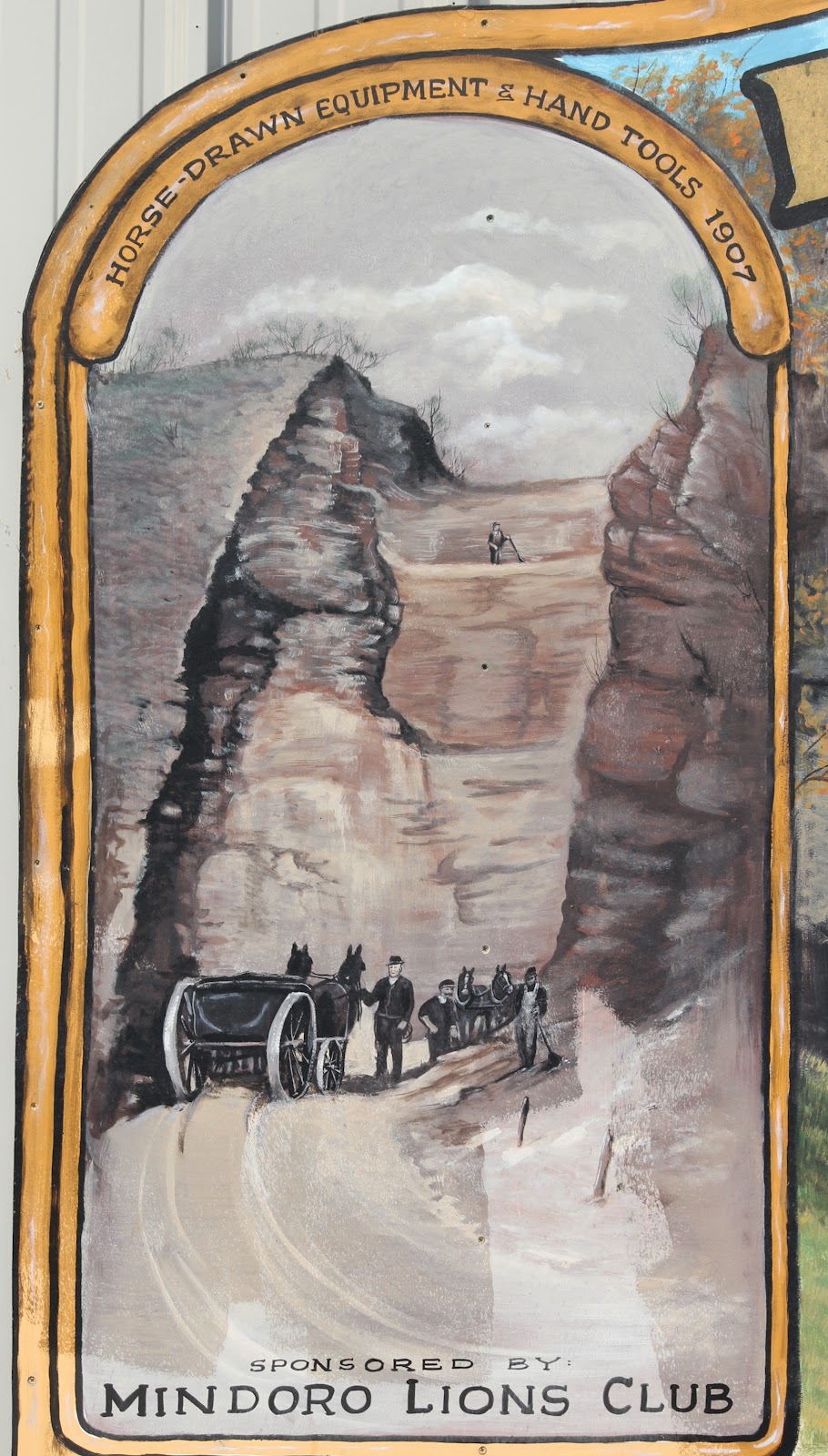 Wisconsin Historical Markers Historic Mindoro The Mindoro Cut