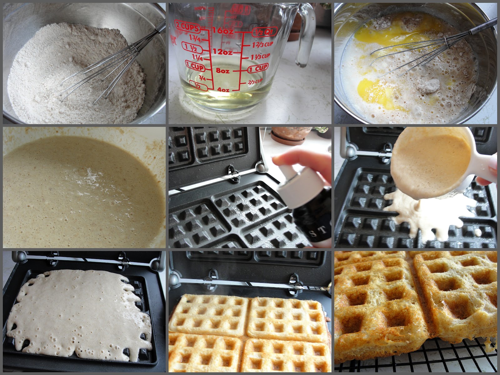 Healthy Family Cookin' 5 Grain Waffles with Flax Seed