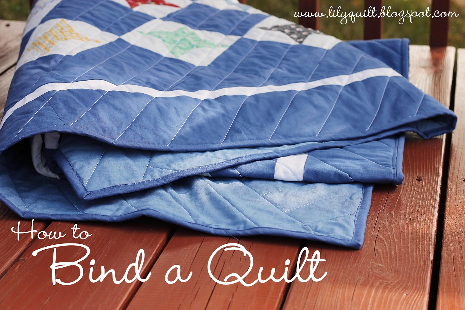 Lilyquilt How to Bind a Quilt by Machine