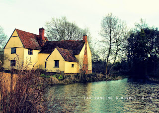 Photo of Willy Lott's House, scene of a John Constable painting "The Hay Wain"