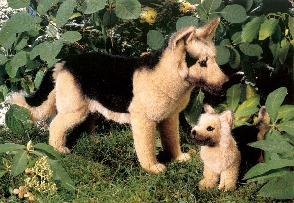large stuffed german shepherd