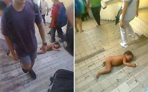 Seorang Anak Terbaring Lemas Tanpa Ada Yang Mempedulikannya Seorang Anak Terbaring Lemas Tanpa Ada Yang Mempedulikannya